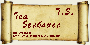 Tea Steković vizit kartica